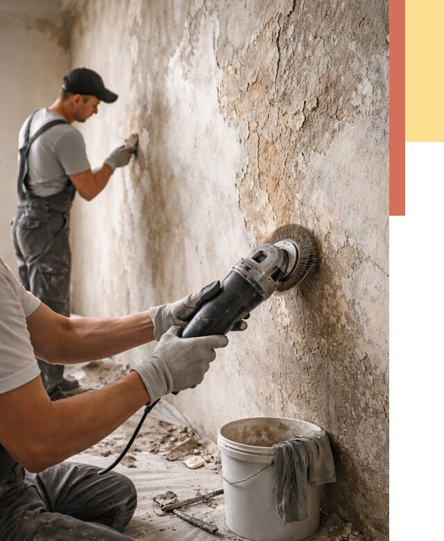 Снятие и удаление краски со стен в Севастополе от 2167 руб. — ОТДЕЛОЧНИК-Сев