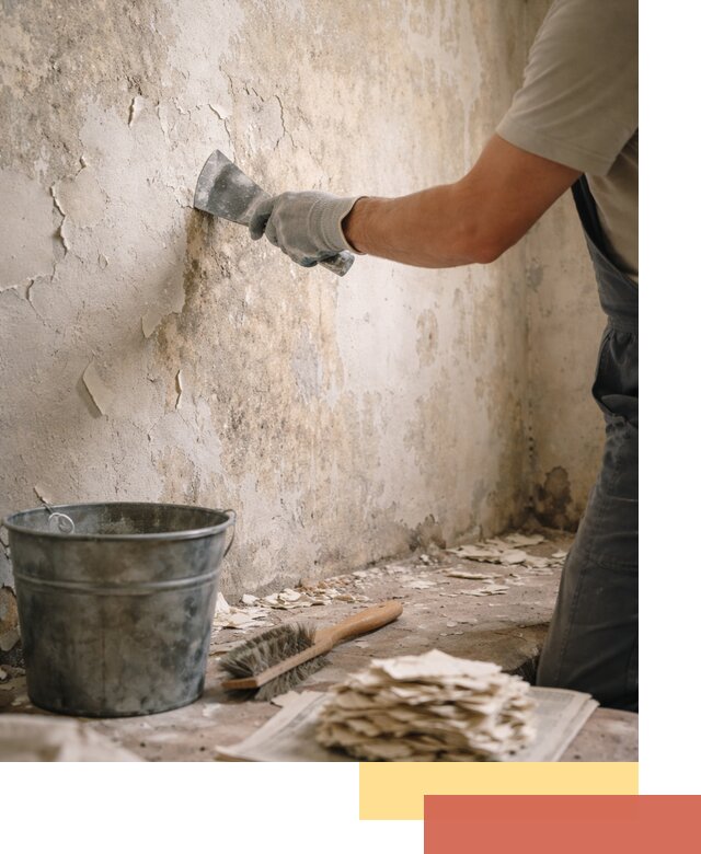 Удаление старой краски со стен в Севастополе качественно и быстро