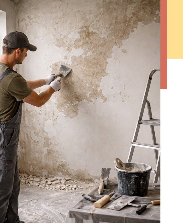 Снятие старой шпаклевки в Севастополе от 1909 руб. — быстро и недорого | ОТДЕЛОЧНИК-Сев