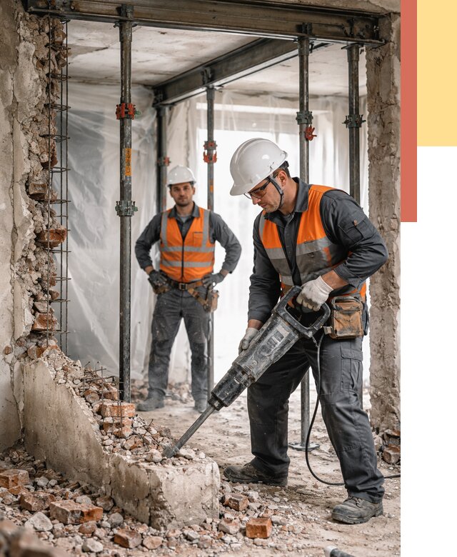 Снос несущих стен в Севастополе от 10579 руб. — демонтаж несущей стены под ключ | ОТДЕЛОЧНИК-Сев