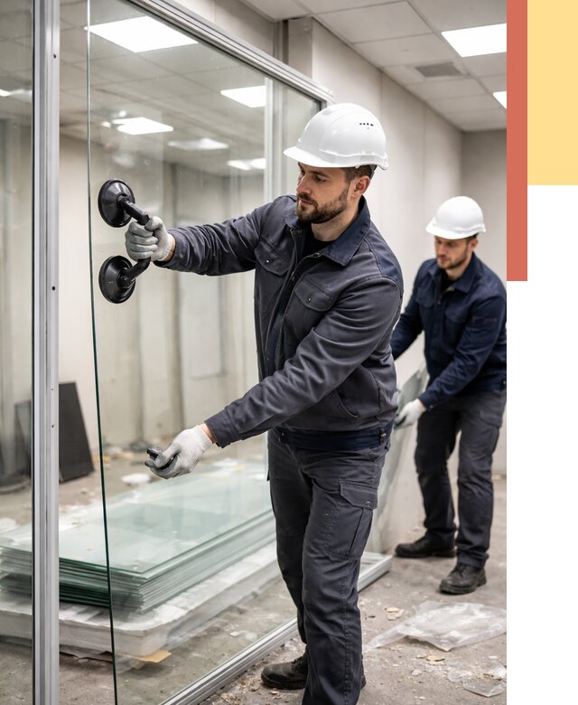 Демонтаж стеклянных перегородок в Севастополе от 3303 руб. — быстро и недорого | ОТДЕЛОЧНИК-Сев