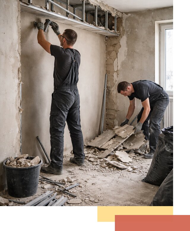 Демонтаж короба из гипсокартона в Севастополе быстро и аккуратно