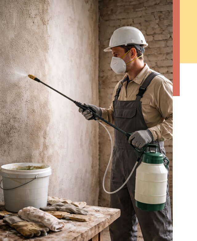 Антисептическая обработка стен в Севастополе от 1239 руб. — быстро и недорого | ОТДЕЛОЧНИК-Сев