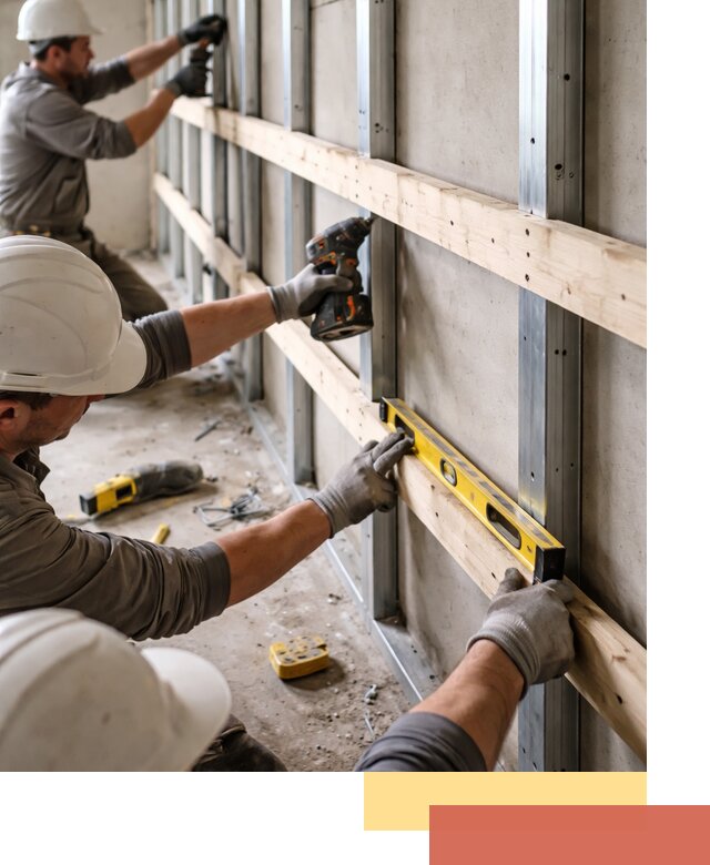 Устройство обрешетки под панели в Севастополе