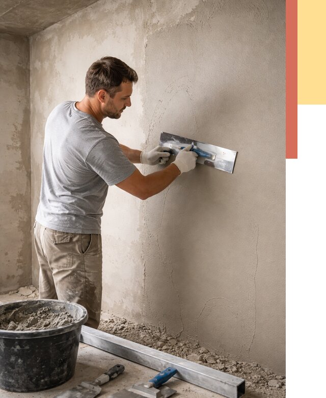 Штукатурка стен без маяков в Севастополе от 7431 руб/м2 — услуги и цена | ОТДЕЛОЧНИК-Сев