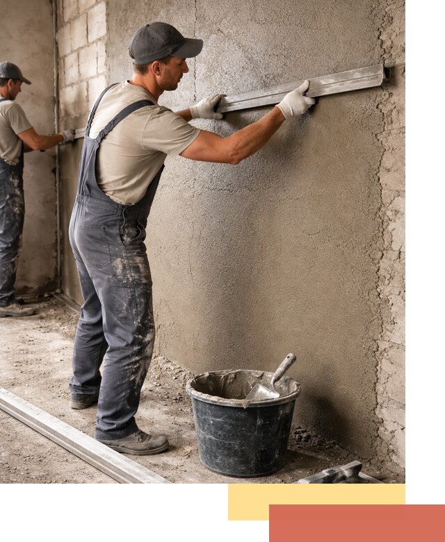 Штукатурка стен цементно-песчаная в Севастополе профессионально