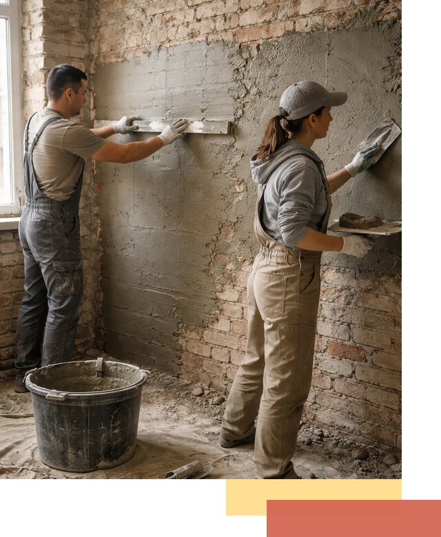 Штукатурка кирпичных стен в Севастополе — качественно и надежно