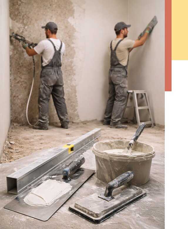 Штукатурка стен под обои в Севастополе от 4644 руб./м2 — выравнивание под обои | ОТДЕЛОЧНИК-Сев