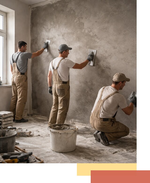 Декоративная штукатурка под бетон в Севастополе для стен и потолков