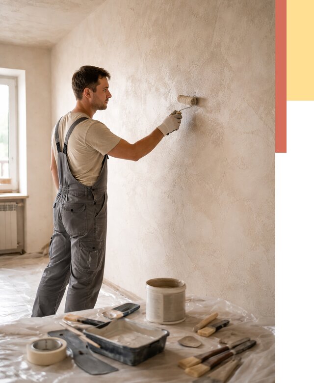 Нанесение лессирующей краски по декоративке в Севастополе от 1806 руб. | ОТДЕЛОЧНИК-Сев