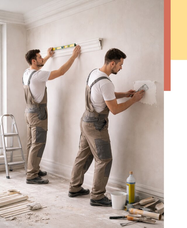 Монтаж лепнины на стены в Севастополе от 4644 руб. — недорого, быстро | ОТДЕЛОЧНИК-Сев