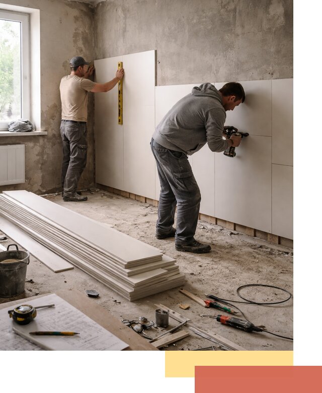 Монтаж ПВХ панелей на стены в Севастополе качественно и быстро