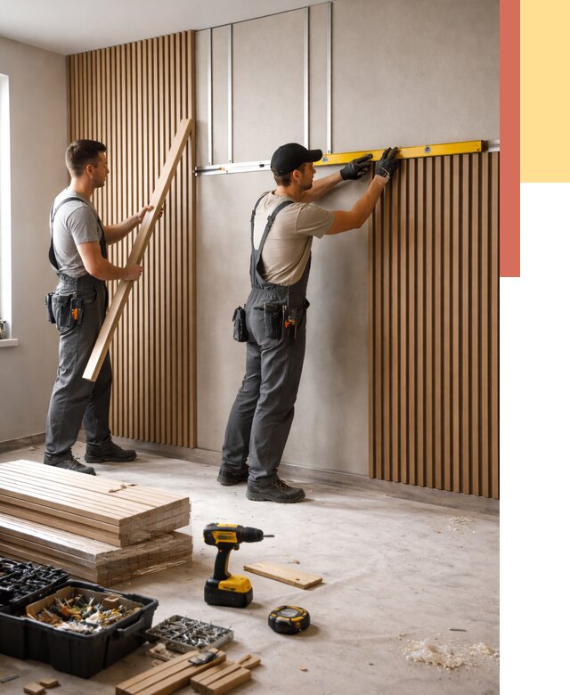 Монтаж реечных панелей на стены в Севастополе от 1239 руб. — быстро и недорого | ОТДЕЛОЧНИК-Сев