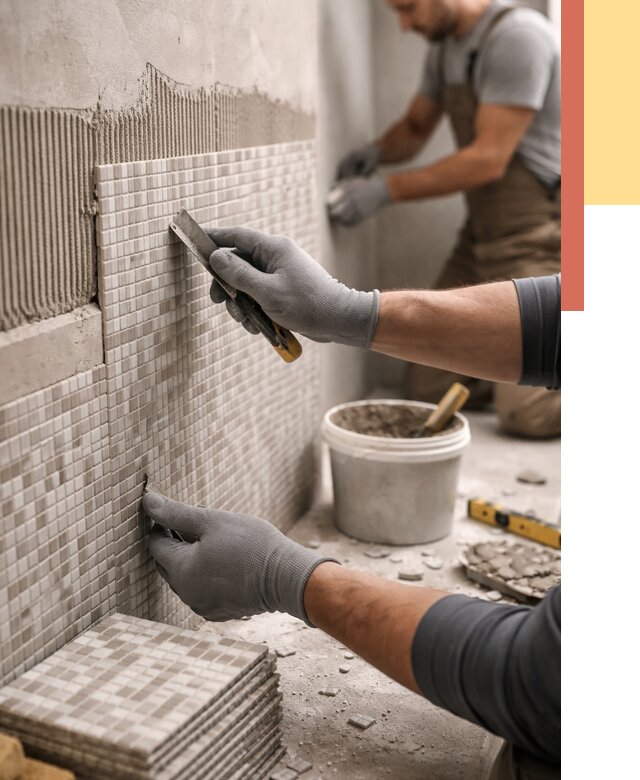 Облицовка стен мозаикой в Севастополе от 3303 руб/м2 — укладка мозаики на стены | ОТДЕЛОЧНИК-Сев