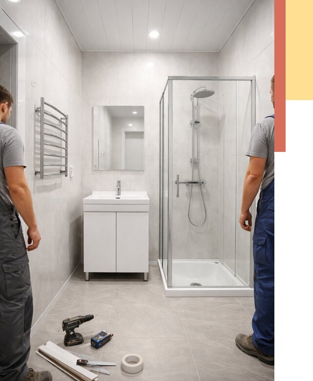 Отделка ванной комнаты панелями ПВХ в Севастополе от 4644 руб. за м2 | ОТДЕЛОЧНИК-Сев