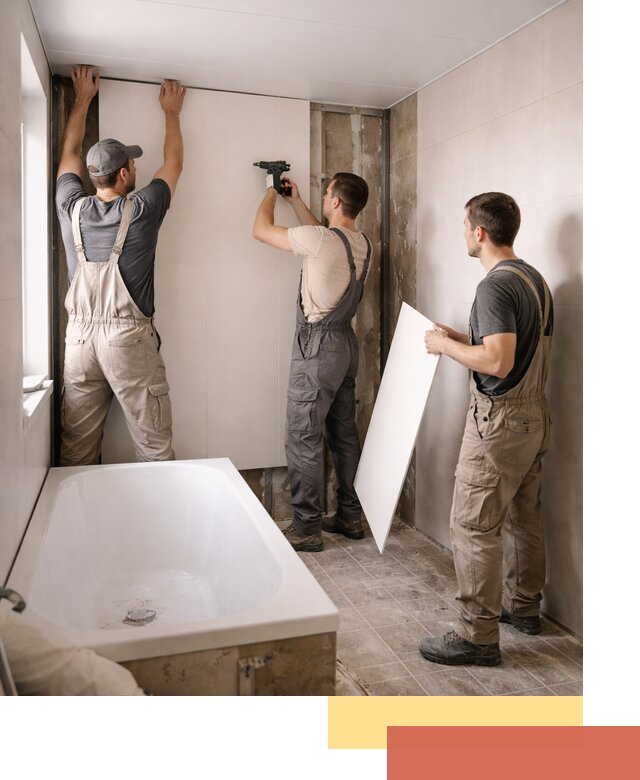 Отделка ванной панели ПВХ профессионально в Севастополе