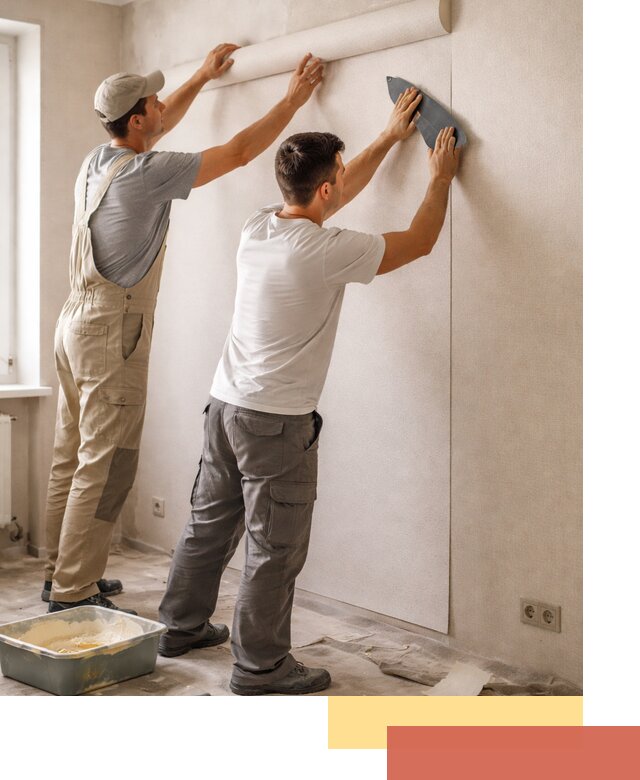 Поклейка виниловых обоев в Севастополе профессионально и качественно