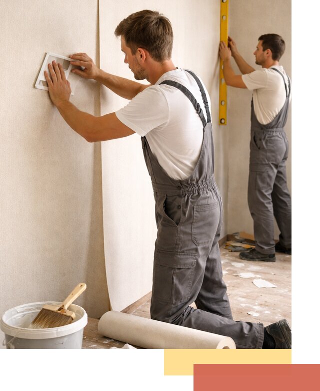 Поклейка бумажных обоев в Севастополе качественно и недорого