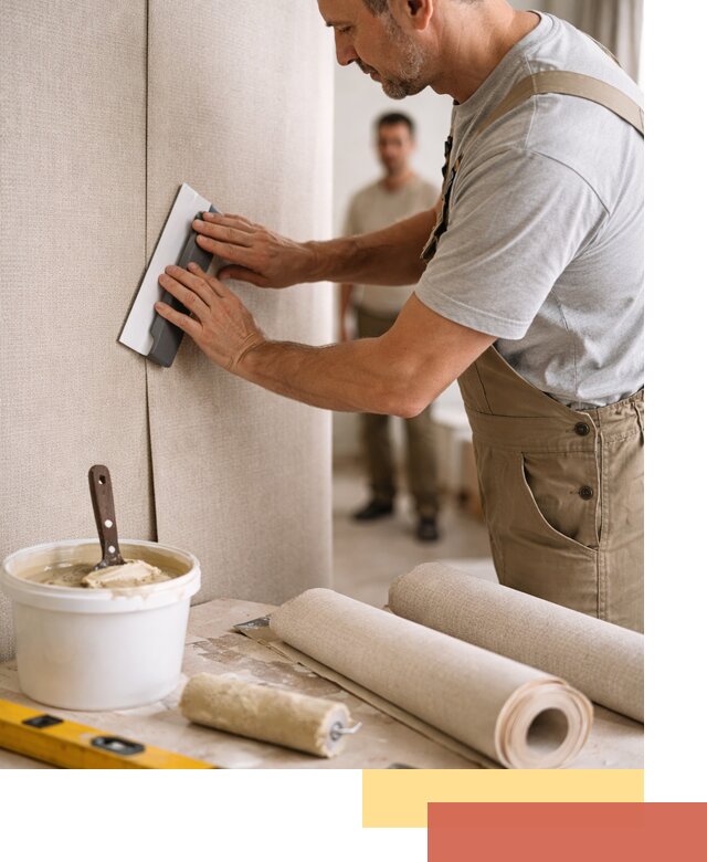 Поклейка текстильных обоев в Севастополе профессионально и аккуратно