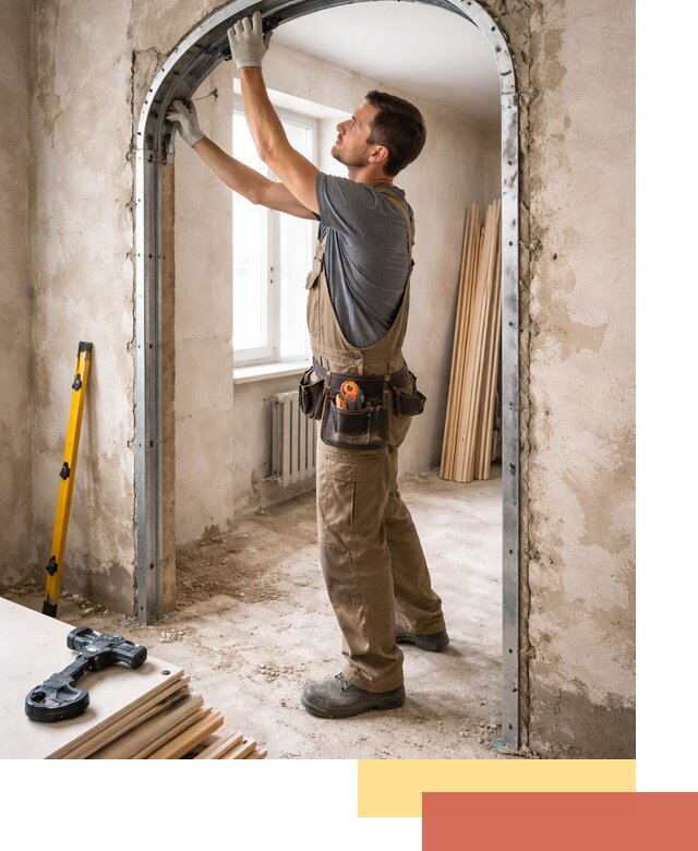 Устройство арочного проема в Севастополе под ключ