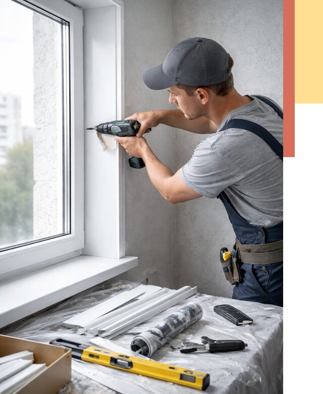 Установка пластиковых откосов в Севастополе от 2322 руб. | ОТДЕЛОЧНИК-Сев монтаж, быстро и недорого