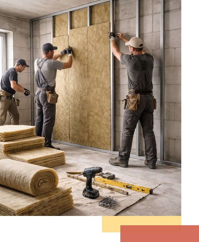 Шумоизоляция перегородок из блоков в Севастополе — монтаж и защита шумоизоляцией