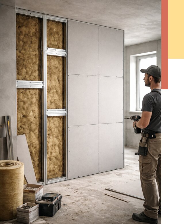 Усиленная перегородка под навеску в Севастополе от 13211 руб. — монтаж под ключ | ОТДЕЛОЧНИК-Сев