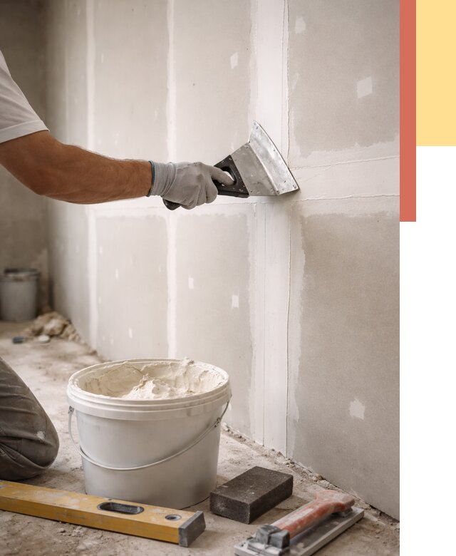 Шпаклевка перегородок из гипсокартона в Севастополе от 2580 руб. — услуги ОТДЕЛОЧНИК-Сев