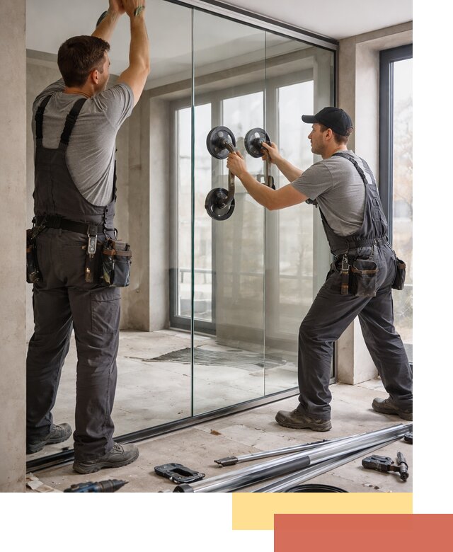 Цельностеклянные перегородки под ключ в Севастополе