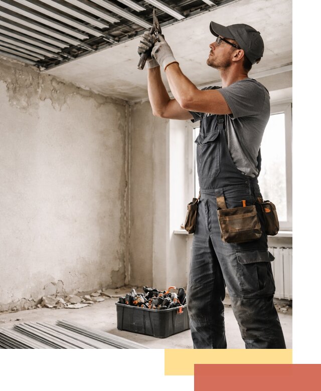 Демонтаж реечного потолка в Севастополе быстро и аккуратно