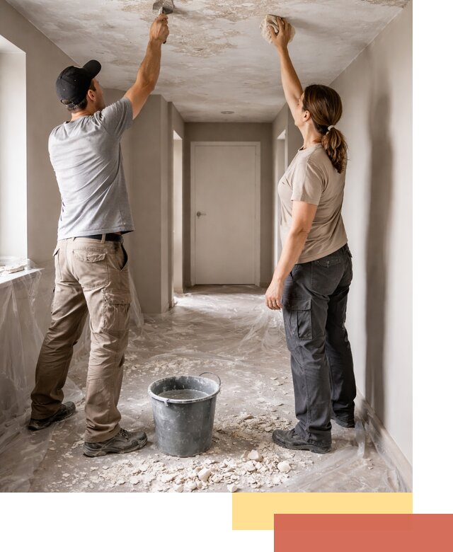 Удаление побелки с потолка в Севастополе — быстро и аккуратно