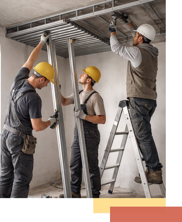 Монтаж реечного потолка под ключ в Севастополе