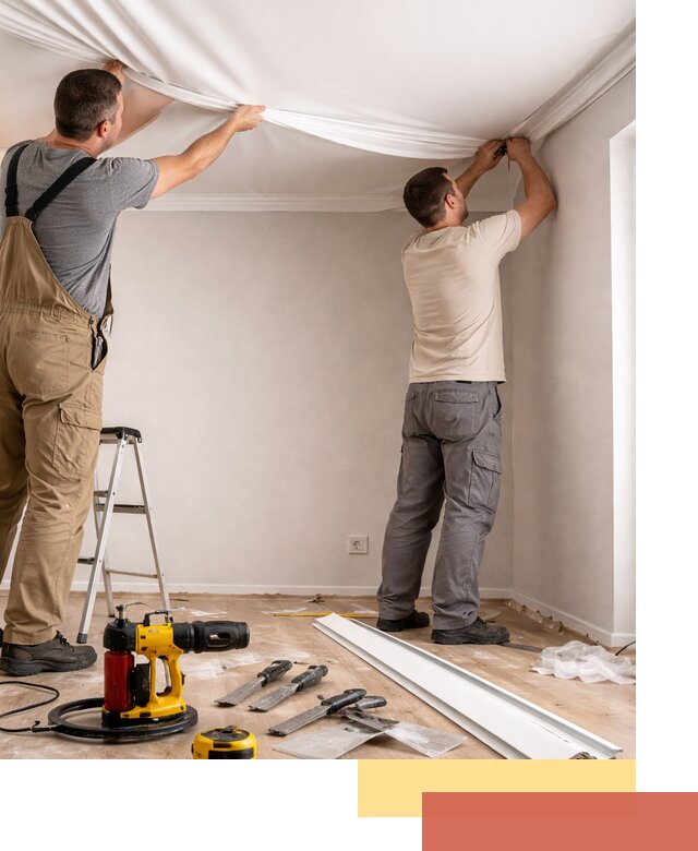 Монтаж ПВХ натяжного потолка в Севастополе качественно и быстро