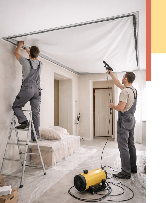 Монтаж натяжного потолка в прихожей в Севастополе от 2735 руб. под ключ | ОТДЕЛОЧНИК-Сев