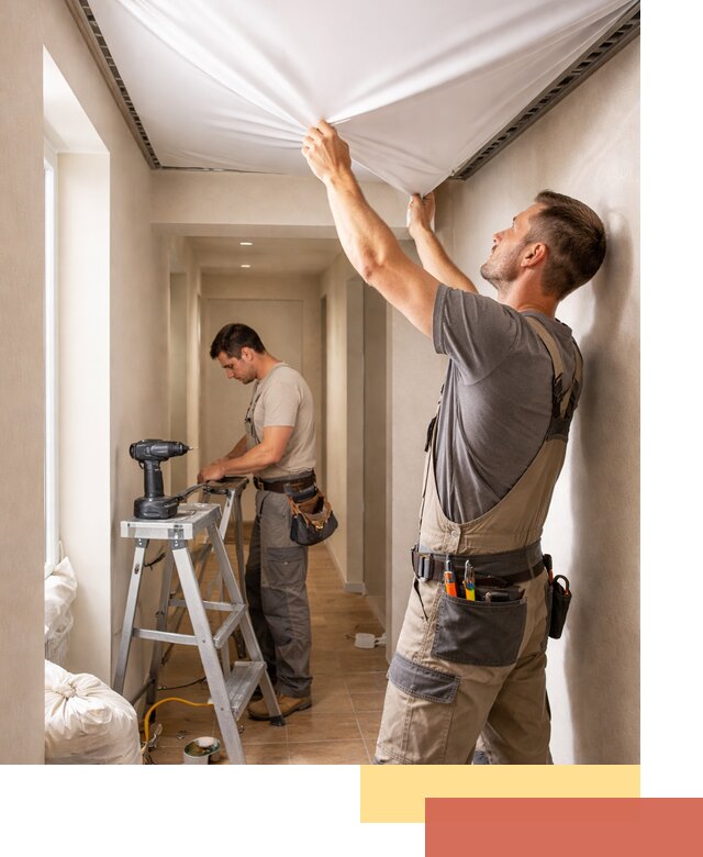 Монтаж натяжного потолка в прихожей в Севастополе