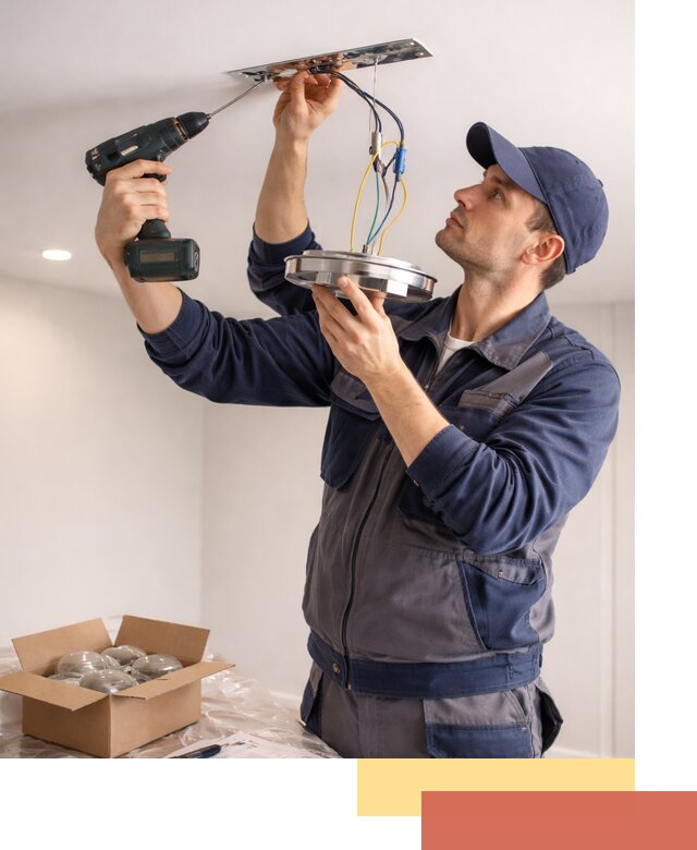 Установка люстры в натяжной потолок в Севастополе