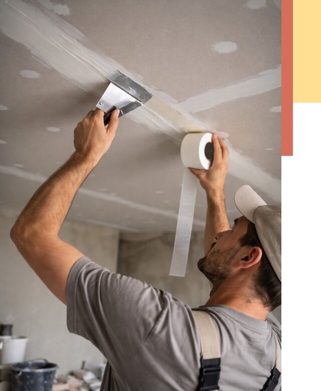 Обработка швов потолка ГКЛ в Севастополе от 7741 руб. под ключ | ОТДЕЛОЧНИК-Сев