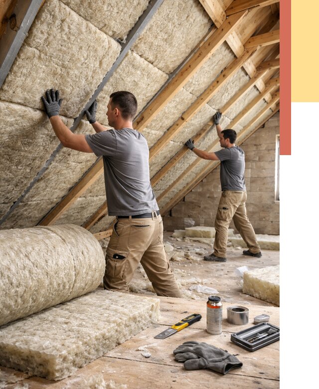 Утепление потолка минватой в Севастополе от 1497 руб. — быстро и недорого | ОТДЕЛОЧНИК-Сев